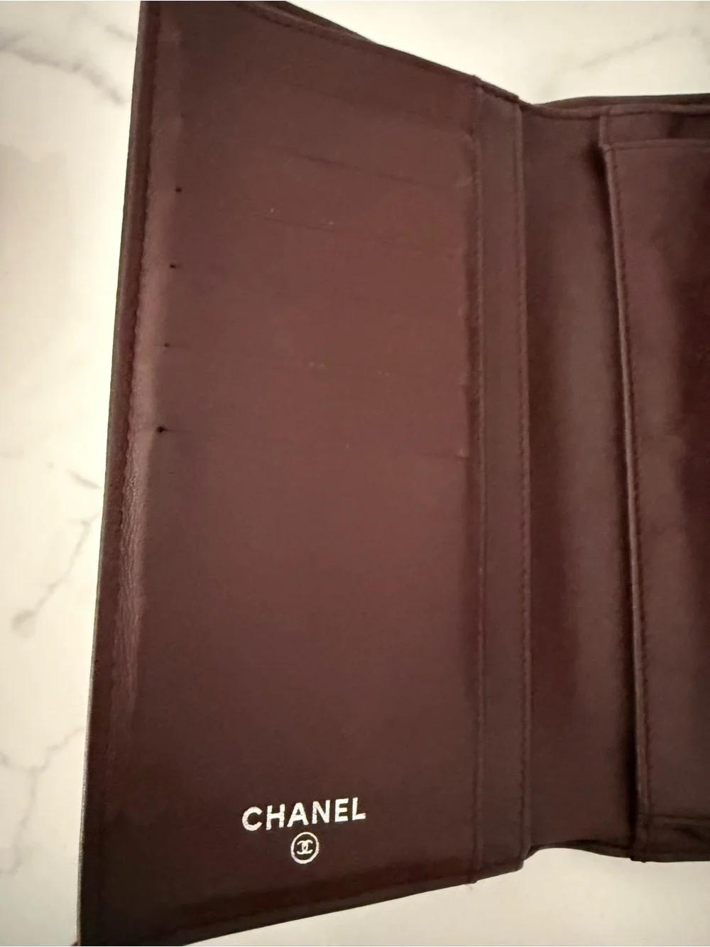 CHANEL Black Quilted Leather CC Wallet